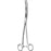 Merit - Dressing Forceps Bozeman 10-1/4 Inch Length Mid Grade Stainless Steel NonSterile Ratchet Lock Finger Ring Handle Slightly Curved Blunt Serrated Jaws - 98-374