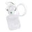 Medline - NonRebreather Oxygen Mask Elongated Style Adult One Size Fits Most Adjustable Head Strap / Nose Clip - HUD1059