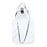 Medline - NonRebreather Oxygen Mask Elongated Style Adult One Size Fits Most Adjustable Head Strap / Nose Clip - HUD1069