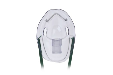 Teleflex Medical Aerosol Face Mask Elongated Style Adult User One Size Fits Most Adjustable Nose Clip / Elastic Strap - 1083