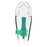 MULTI-VENT - Air Entrainment Mask Elongated Style Adult One Size Fits Most Adjustable Head Strap / Nose Clip - HUD1088