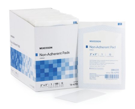 McKesson McKesson Non-Adherent Dressing Nylon / Polyester Blend 2 X 3 Inch Sterile - 16-4292