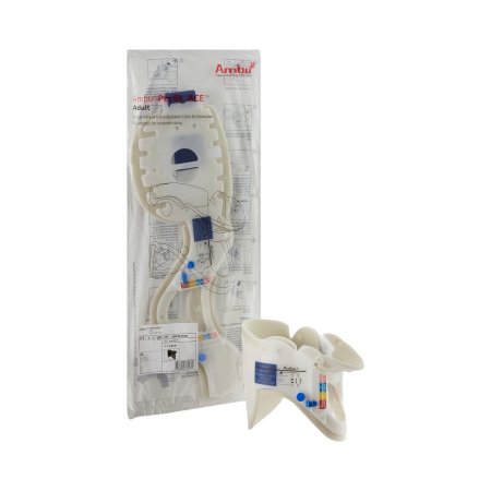 Ambu Perfit ACE - Extrication Cervical Collar Preformed Adult One Size Fits Most One-Piece / Trachea Opening Adjustable Height Adjustable Neck Circumference - 000281000