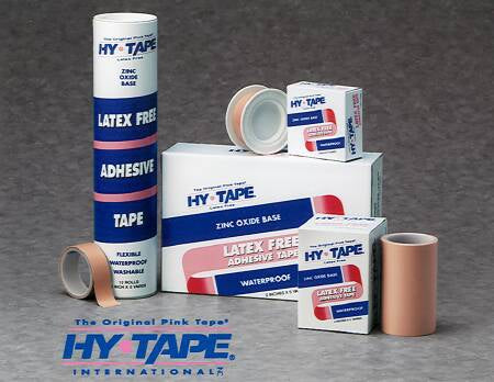 Hy-Tape International Hy-Tape Medical Tape Waterproof Zinc Oxide-Based Adhesive 1/2 Inch X 5 Yard Pink NonSterile - 105LF