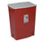 Cardinal SharpSafety Perfusion Waste Container Nestable 27-1/2 H X 15-1/4 D X 21-1/4 W Inch 30 Gallon Red Base / White Lid Gasketed Hinged Lid, Sealed - 8930SA
