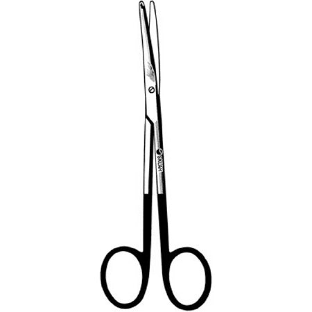 Sklar Sklarhone Dissecting Scissors Metzenbaum-Lahey 5-3/4 Inch Length OR Grade Stainless Steel NonSterile Finger Ring Handle Curved Blunt/Blunt - 15-3306