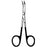 Sklar Sklarhone Iris Scissors 4-1/2 Inch Length OR Grade Stainless Steel Finger Ring Handle Curved Sharp/Sharp - 15-3357