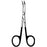 Sklar Iris Scissors Hone 4-1/2 Inch Length Or Grade Stainless Steel Finger Ring Handle Curved Sharp Tip / Sharp Tip - 15-3457