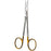 Sklar Edge - Iris Scissors 4-1/2 Inch Length OR Grade Stainless Steel / Tungsten Carbide NonSterile Finger Ring Handle Curved Sharp Tip / Sharp Tip - 16-2505