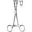 Sklar Sklar Grasping Forceps Pennington 8 Inch Premium OR Grade Stainless Steel NonSterile Ratchet Lock Finger Ring Handle Straight Serrated Fenestrated Triangular Tips - 17-2958