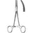 Sklar - Forceps Lahey 5-1/2 Inch Length Surgical Grade Stainless Steel NonSterile Ratchet Lock Finger Ring Handle Curved Serrated Tip - 17-3355