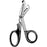 Sklar Econo Multi-Cut Utility Shears 5-1/2 Inch Length Floor Grade Stainless Steel / Plastic Finger Ring Handle Angled Blunt/Blunt - 21-101