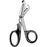 Econo Multi-Cut - Utility Shears 7 Inch Length Floor Grade Stainless Steel / Plastic Finger Ring Handle Angled Blunt Tip / Blunt Tip - 21-105