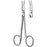Sklar Econo Iris Scissors 3-1/2 Inch Length Floor Grade Stainless Steel Finger Ring Handle Curved Sharp/Sharp - 21-107