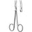 Econo - Iris Scissors 3-1/2 Inch Length Floor Grade Stainless Steel Finger Ring Handle Curved Sharp Tip / Sharp Tip - 21-107