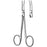 Sklar Econo Iris Scissors 4-1/2 Inch Length Floor Grade Stainless Steel Finger Ring Handle Curved Sharp/Sharp - 21-109