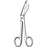 Sklar Econo Bandage Scissors Lister 4-1/2 Inch Length Floor Grade Stainless Steel NonSterile Finger Ring Handle Angled Blunt/Blunt - 21-226