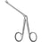 Econo - Ear Forceps Hartmann-Alligator 6-1/2 Inch Length Floor Grade Pakistan Stainless Steel NonSterile NonLocking Finger Ring Handle Angled Blunt Serrated Tips - 21-232
