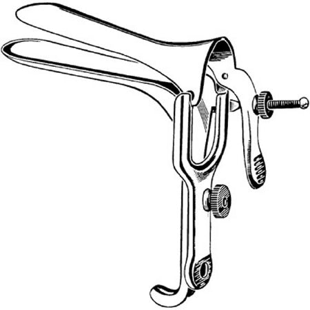 Sklar Econo Vaginal Speculum Graves NonSterile Floor Grade Stainless Steel Small Double Blade Duckbill Disposable Without Light Source Capability - 21-303