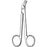 Econo - Wire Cutting Scissors 4-1/2 Inch Length Floor Grade Stainless Steel Finger Ring Handle Angled Blunt Tip / Blunt Tip - 21-364
