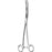 Econo - Dressing Forceps Bozeman 10 Inch Length Floor Grade Pakistan Stainless Steel NonSterile Ratchet Lock Finger Ring Handle Curved Serrated Tips - 21-374