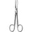 Sklar - Plastic Surgery Scissors Wagner 4-1/2 Inch Length OR Grade Stainless Steel NonSterile Finger Ring Handle Straight Sharp Tip / Blunt Tip - 47-1048