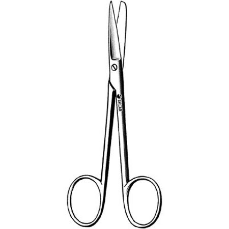 Sklar Sklar Plastic Surgery Scissors Wagner 4-1/2 Inch Length OR Grade Stainless Steel NonSterile Finger Ring Handle Straight Sharp/Blunt - 47-1048