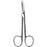 Sklar Sklar Plastic Surgery Scissors 4-1/2 Inch Length OR Grade Stainless Steel Finger Ring Handle Curved Sharp/Sharp - 47-1345