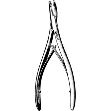Sklar General Purpose Rongeur Lempert Curved, Hollow Tips Plier Type Handle 6-1/4 Inch L - 47-2468
