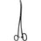 Sklar Sklar Black Laser Surgery Dressing Forceps Bozeman-Douglas 10-1/4 Inch Premium OR Grade Coated Stainless Steel NonSterile Ratchet Lock Finger Ring Handle S-Curved Serrated Tips - 90-2342
