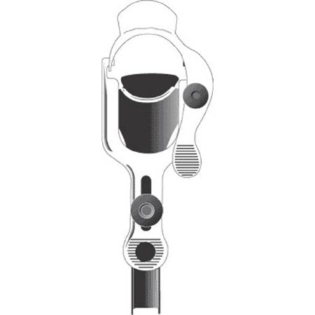 Sklar - Vaginal Speculum Graves NonSterile OR Grade Stainless Steel Medium 40 mm Yoke Opening Reusable Without Light Source Capability - 90-3705