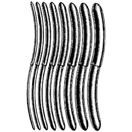 Sklar Uterine Dilator Set Hegar Stainless Steel NonSterile Reusable - 90-4826