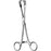 Sklar Traction Forceps Lahey 8 Inch Surgical Grade Stainless Steel NonSterile Ratchet Lock Finger Ring Handle Straight Fork Tip - 91-2080