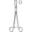 Sklar Vulsellum Forceps Jacobs 8-1/4 Inch Surgical Grade Stainless Steel NonSterile Ratchet Lock Finger Ring Handle Straight Serrated Tip - 91-2282