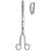 Sklar Sklar Obstetrical Forceps Bierer 11 Inch Surgical Grade Stainless Steel NonSterile NonLocking Finger Ring Handle Straight 16 mm Coarse Serrated Fenestrated Oval Jaws - 91-3822
