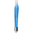Sklar Sklar Blue Dressing Forceps Adson 4-3/4 Inch Surgical Grade Coated Stainless Steel NonSterile NonLocking Thumb Handle Straight 1 mm Tips - 91-6100