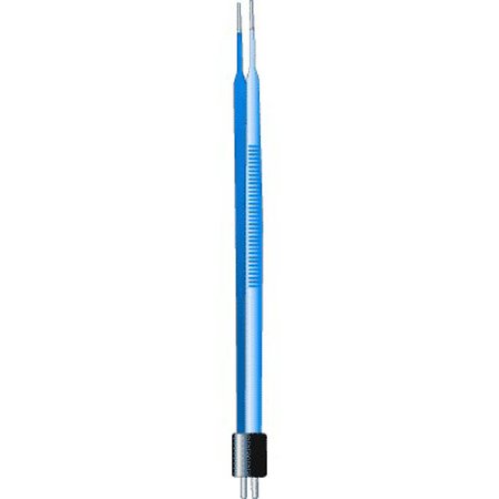 Sklar Sklar Blue Electrosurgical Dressing Forceps Gerald 7 Inch Premium OR Grade Coated Stainless Steel NonSterile NonLocking Thumb Handle Straight 1 mm Serrated Tips - 91-6104