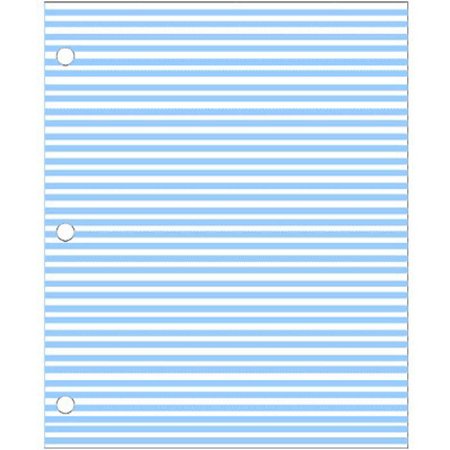 Sklar - Instrument Identification Tape Sheet 8-1/2 X 11 Inch, Light Blue With White Stripes - 96-1852