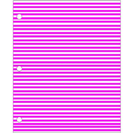 Sklar Instrument Identification Tape Sheet 8-1/2 X 11 Inch, Pink With White Stripes - 96-1853
