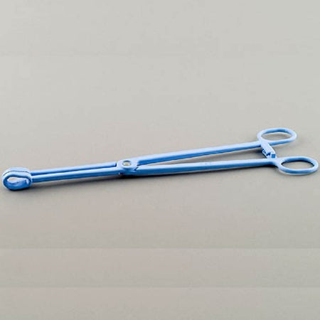Sklar Sponge Forceps 9-1/2 Inch Floor Grade Plastic NonSterile Ratchet Lock Finger Ring Handle Straight Round Cup Tip - 96-2918