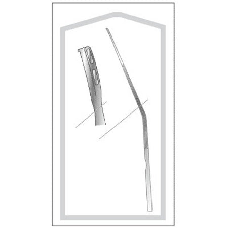 Sklar Sklar Endocervical Biopsy Curette Single-ended Handle Straight Rectangular Tip - 96-4143