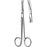 Sklar Merit Dissecting Scissors Metzenbaum 7 Inch Length Office Grade Stainless Steel NonSterile Finger Ring Handle Curved Blunt/Blunt - 97-340