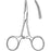 Sklar Merit Hemostatic Forceps Hartmann-Mosquito 3-1/2 Inch Physician Grade Stainless Steel NonSterile Ratchet Lock Finger Ring Handle Curved Serrated Tips - 97-421