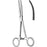 Merit - Hemostatic Forceps Rochester-Pean 10-1/4 Inch Length Mid Grade Stainless Steel NonSterile Ratchet Lock Finger Ring Handle Curved Serrated Tip - 97-496