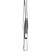 Sklar Merit Dressing Forceps 8 Inch Physician Grade Stainless Steel NonSterile NonLocking Thumb Handle Straight Serrated Tip - 97-736