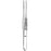 Merit - Dressing Forceps Iris 4 Inch Length Mid Grade Stainless Steel NonSterile NonLocking Thumb Handle Straight Blunt Serrated Tips - 98-123