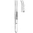 Sklar Merit Dressing Forceps Iris 4 Inch Physician Grade Stainless Steel NonSterile NonLocking Thumb Handle Half Curved Blunt Serrated Tips - 98-129
