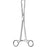 Sklar Merit Tenaculum Forceps Schroeder 9-1/2 Inch Physician Grade Stainless Steel NonSterile Ratchet Lock Finger Ring Handle Straight Pointed 1 X 1 Prongs w/Flat Tips - 98-386