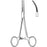 Sklar - Forceps Kelly-Rankin 6-1/2 Inch Length Floor Grade Stainless Steel NonSterile Ratchet Lock Finger Ring Handle Curved Serrated Tip - 21-469