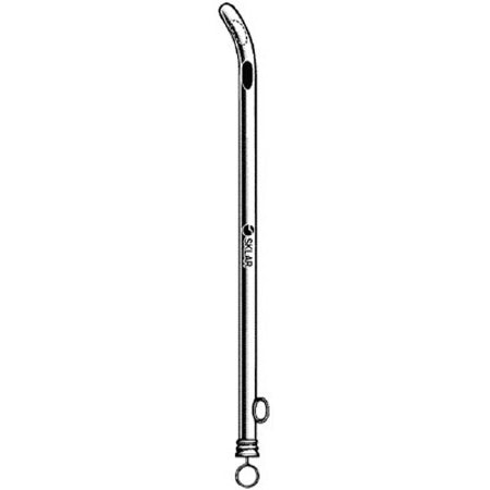 Sklar Sklar Premium OR grade Urinary Drainage Catheter Sklar Premium OR Grade Straight Tip Chrome Plated Stainless Steel 16 Fr. 5-3/4 Inch - 85-2216